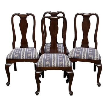 Vintage Ethan Allen Queen Anne Dining Chairs - Set of 4 