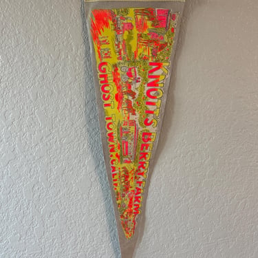70s Knotts Berry Farm Ghost Town Pennant 70s Souvenir Pennant Vintage Knotts Berry Farm Pennant 70s California Souvenir Pennant 