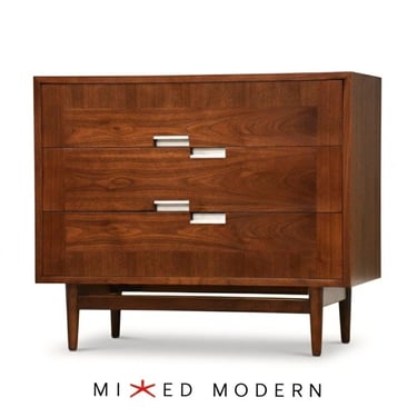 Refinished 36” American of Martinsville Walnut Dresser Chest 