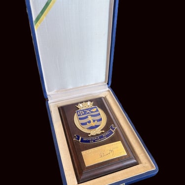 Brazilian Navy Commemorative Wall Plaque