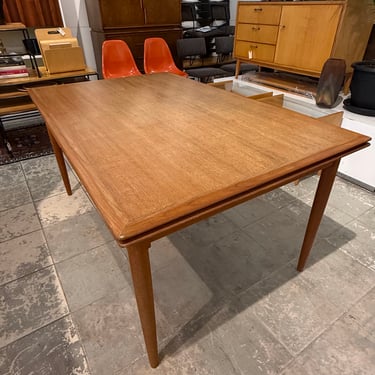 Danish Modern Teak Extension Table by Skovmand & Andersen