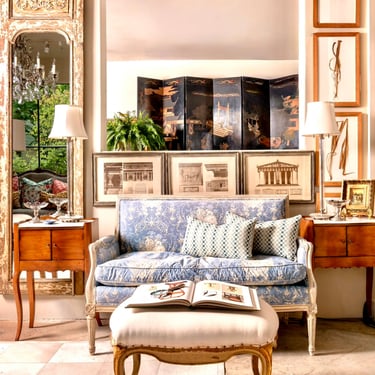 Antique Louis XVI Style French Settee