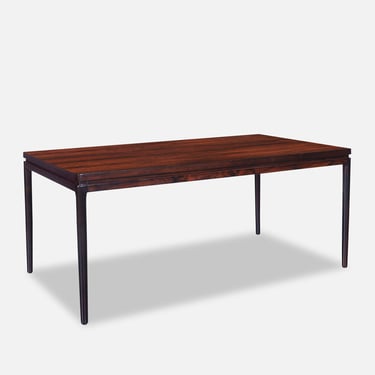 Danish Brazilian Rosewood Extendable Dining Table by Johannes Andersen
