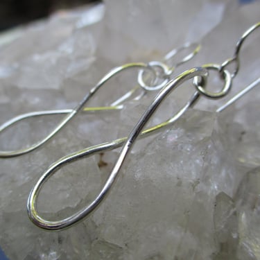 Infinity Earrings ~Sterling Silver~ Handmade 