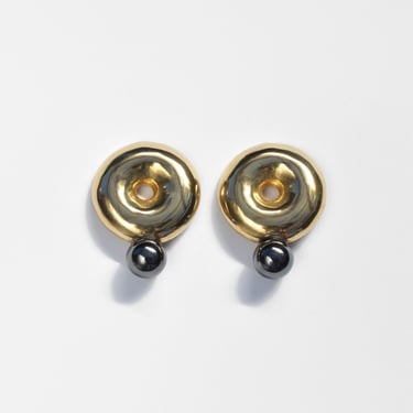 Albers Earrings in Hematite