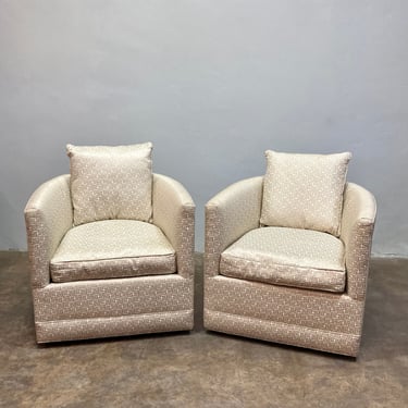Set of Chaddok Lounge Swivel Chairs, Pair of 2