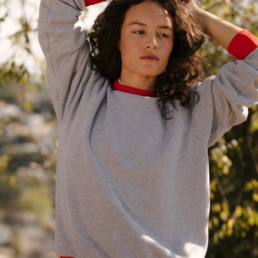 Rory Sweatshirt - Grey/Red