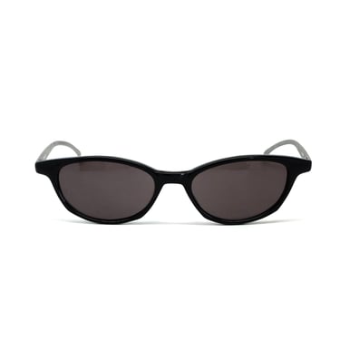 Vintage 1990s Deadstock Hornrimmed Black Sunglasses 