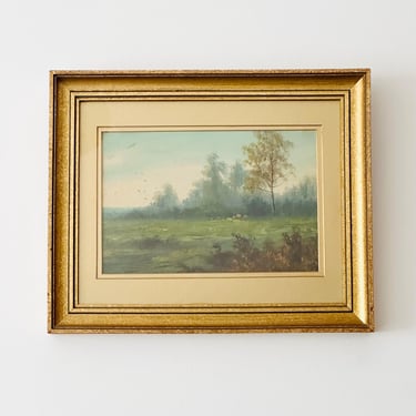 Vintage Oil Painting, Landscape 