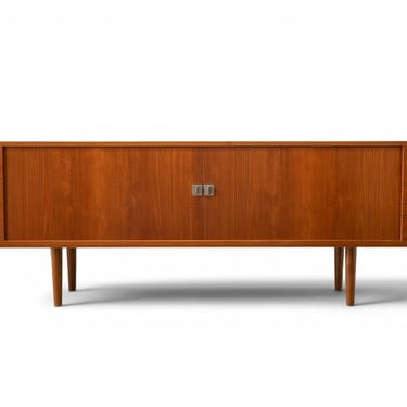 Hans J. Wegner President Tambour Door Sideboard in Teak Model RY25