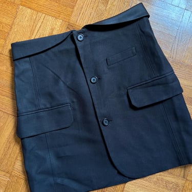 Helmut Lang Blazer-Style Mini Skirt, FW 2010 Collection, Size 6 