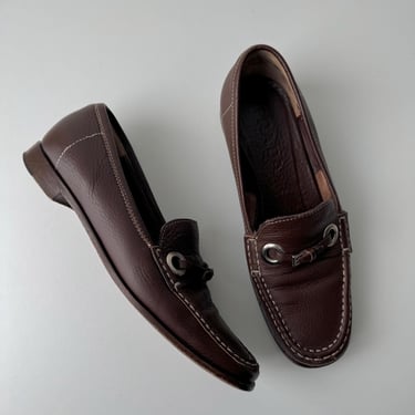 Vintage Prada Brown Loafers 35.5 / US 5.5 