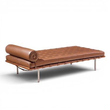Mies van der Rohe for Knoll Mid Century Barcelona Daybed Chaise - mcm 