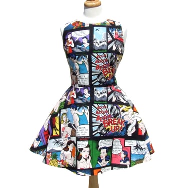 Comic Dress  Skater  Dress 