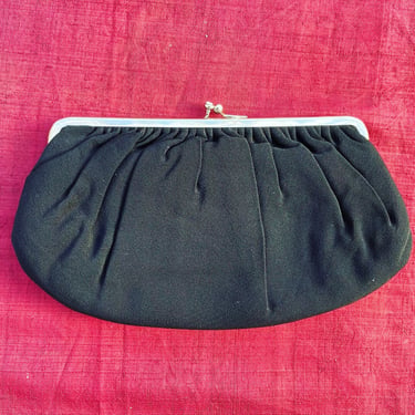 1950s Garay Black Clutch 