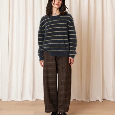 Mohair Pullover - Ocean/Ochre