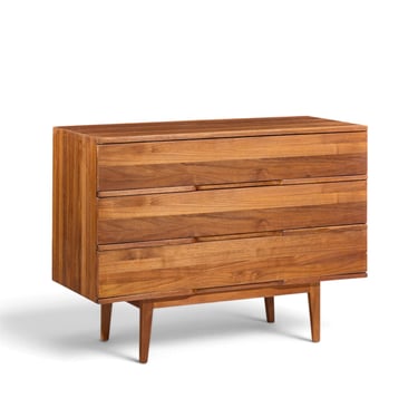 Mel Smilow Mid Century Walnut Chest of Drawers Dresser - mcm 