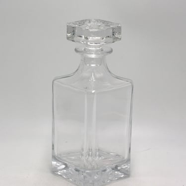 vintage Decanter Clear Glass Whiskey 