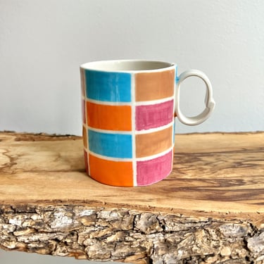 Checkered Mug 14oz - Lily's Sweater 