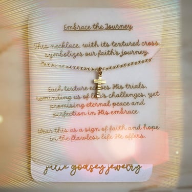 Tiny Cross Necklace - Gold Cross Necklace -Gift for Her - Christmas Gift for Her - Cross Necklace 