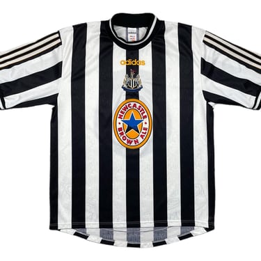 Vintage 1997/1998 Adidas Newcastle United Home Football/Soccer Jersey Shirt (Large/XL) 