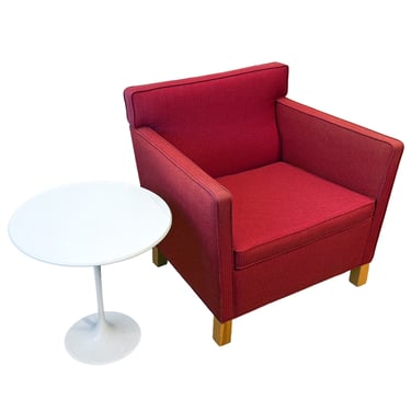 Krefeld Red Lounge | Club Chair by Ludwig Mies van der Rohe | Knoll Studios c. 2015 in Red