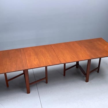 Vintage 1960s Mid-Century Buffet Dining Folding Maria Style Table 