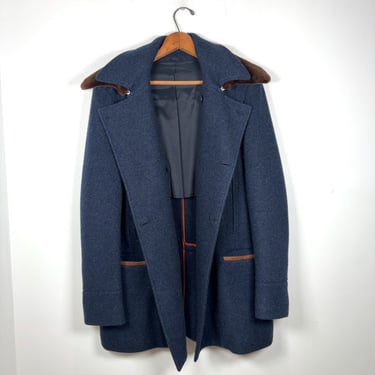 Loro Piana Cashmere Wool &amp; Nutria Fur Trench Coat