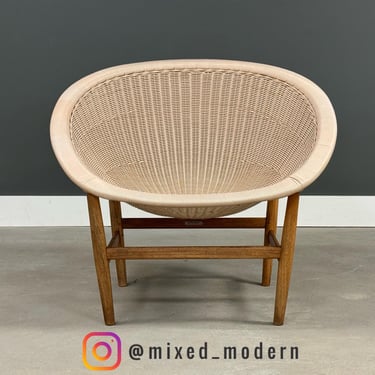 Nanna Ditzel Teak Basket Kettal Lounge Chair 