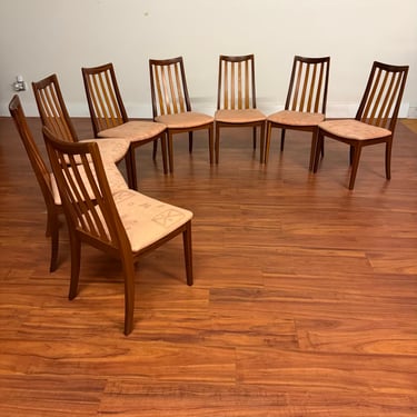 G-Plan Slat Back Dining Chairs Set of 8