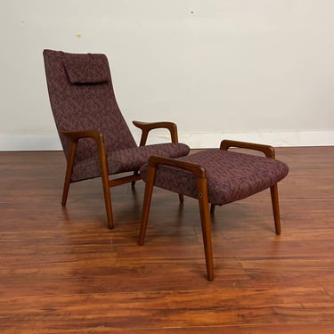 Yngve Ekstrom ‘Mingo’ Lounge Chair & Ottoman
