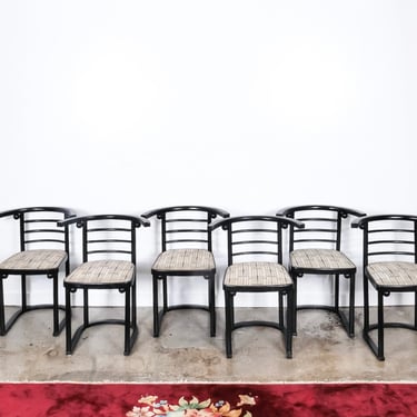 Josef Hoffmann Fledermaus chairs THONET