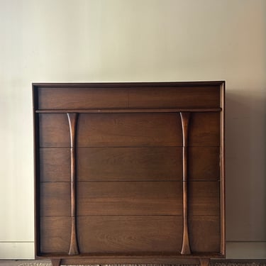 Walnut tallboy