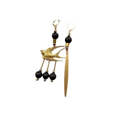 XTRA Mismatch Swallow Bird Earrings