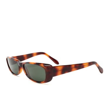 Authentic 90s Rectangle Brown Deadstock Vintage Rectangle Sunglasses 