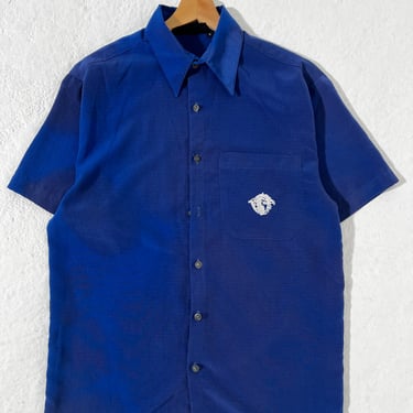 Bootleg Versace Button Up T-Shirt Size S