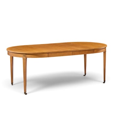 Baker Milling Road Walnut Expanding Dining Table with 2 Leaves 