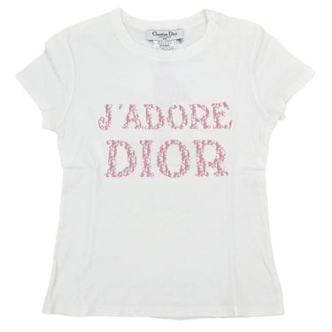 Christian Dior 2004 Short Sleeve T-shirt Top Trotter White #36