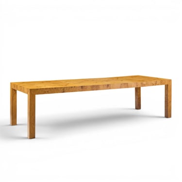 Milo Baughman for Thayer Coggin Mid Century Dining Table with 2 Leaves - mcm 