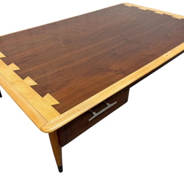 Mid-Century Modern Lane Acclaim Walnut Coffee Table 