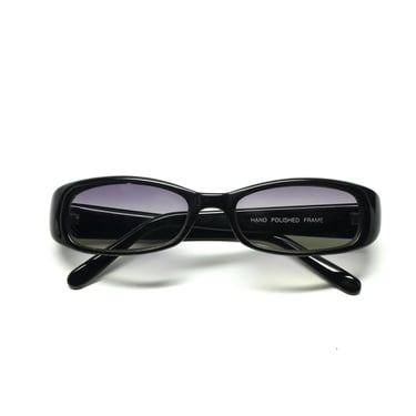 True Vintage Grunge 90s Tortoise Grey Rectangle Sunglasses 