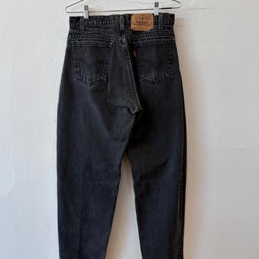 Vintage 90's Levis 560 Loose Fit Tapered Leg Orange Tab Black Denim Jeans 32 x 32 