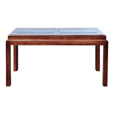 Campaign Style Cherry Console Table 