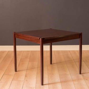 Danish Modern Rosewood Flip Top Game Dining Table by Kibaek Møbelfabrik 