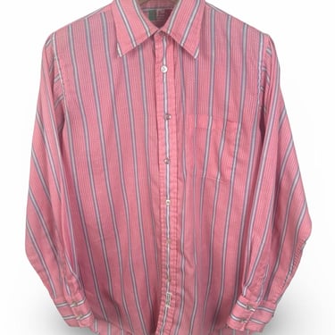 Vintage 1960s/1970s Dagger Collar Button-Up Shirt ~ M 