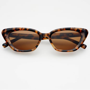 Mia Cat Eye Sunglasses - Milky Tortoise