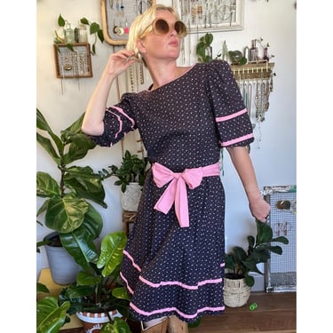 Vintage Cottagecore Prairie Dress XS 70s Clothing 1970s Clothes 