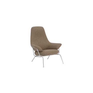 hai lounge chair with stainless steel legs