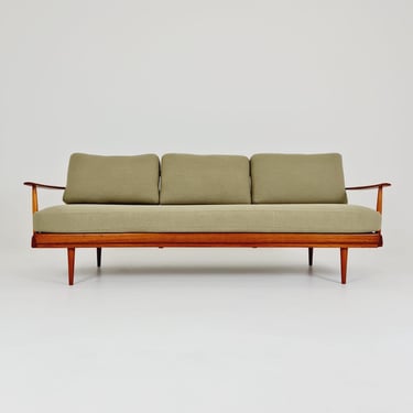Midcentury Stella Sofa Teak Daybed by Walter Knoll & Wilhelm Knoll, Germany, 1950s 