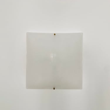 Lovely Mid-Century Modern Acrylic Flush Lamp | 1950s 